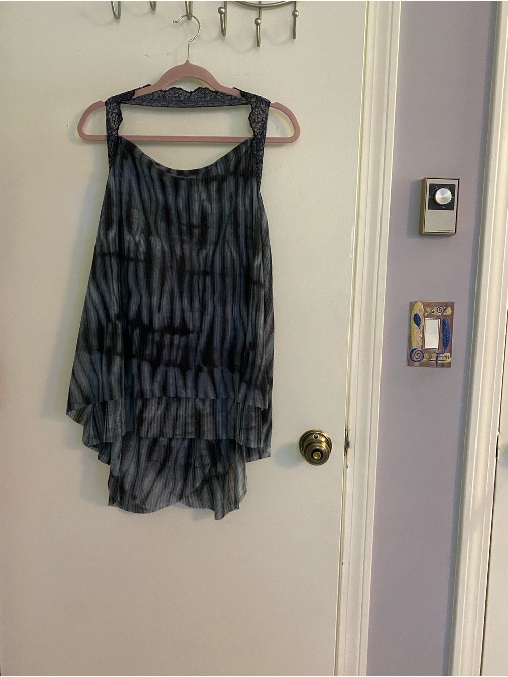 Free People Blue Smoke Comb High-Low Halter